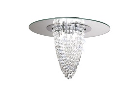 Oberon Crystal Ceiling Lights Diyas Flush Crystal Fittings Oberon Crystal Ceiling Lights Diyas Flush Crystal Fittings